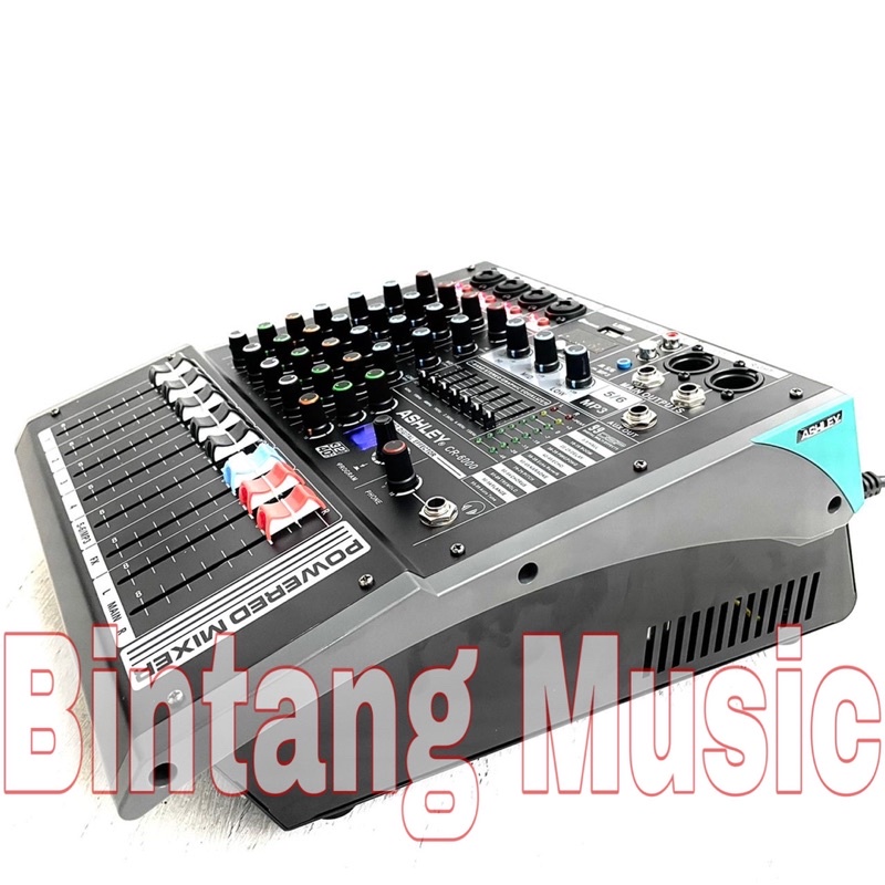 Jual Power mixer ashley cr 6000 original 6 channel Ashley CR6000