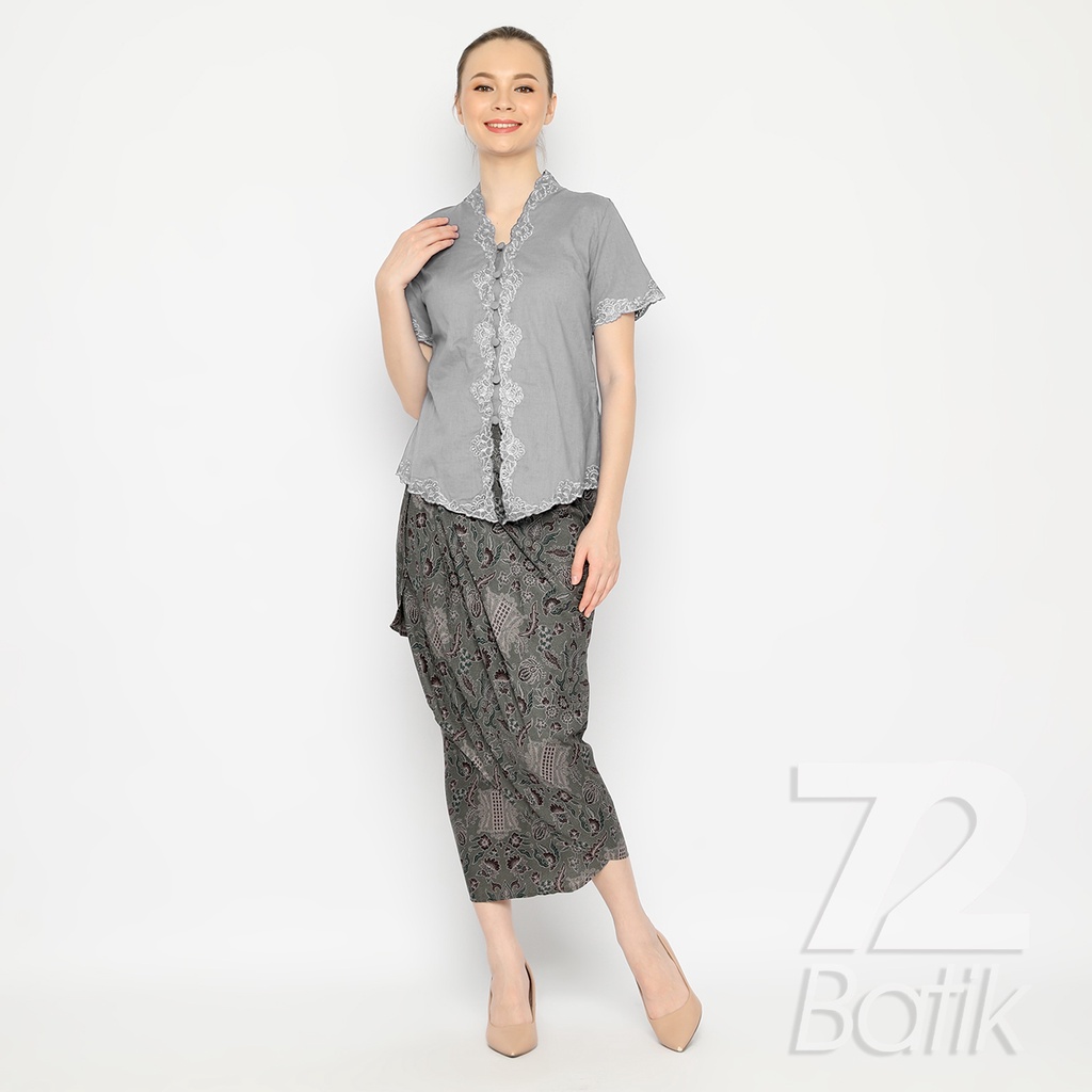 Jual ROK BATIK SPAN Skirt Lilit Kebaya Instan Modern Wanita Motif Pintu ...