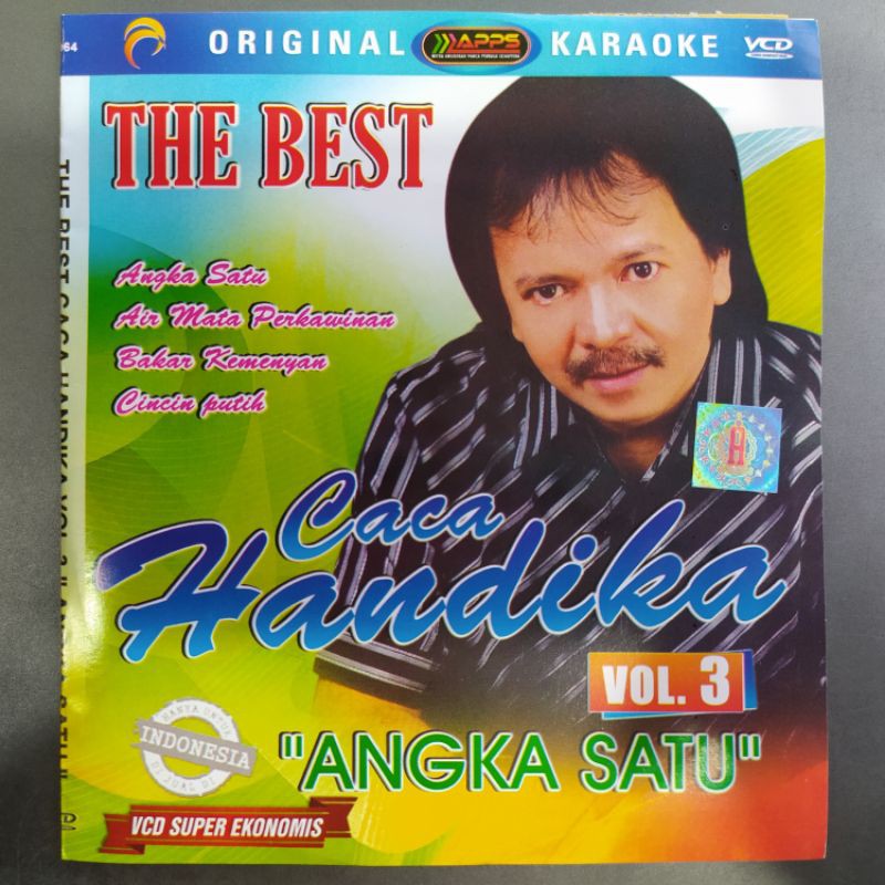 Jual Kaset Vcd Dvd Original Karaoke Lagu Dangdut The Best Caca Handika Shopee Indonesia