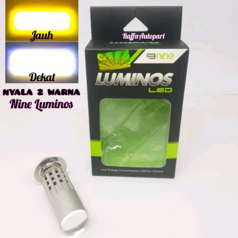 Jual Lampu Led H Nine Luminos Warna Nyala Deket Putih Jauh Kuning Shopee Indonesia