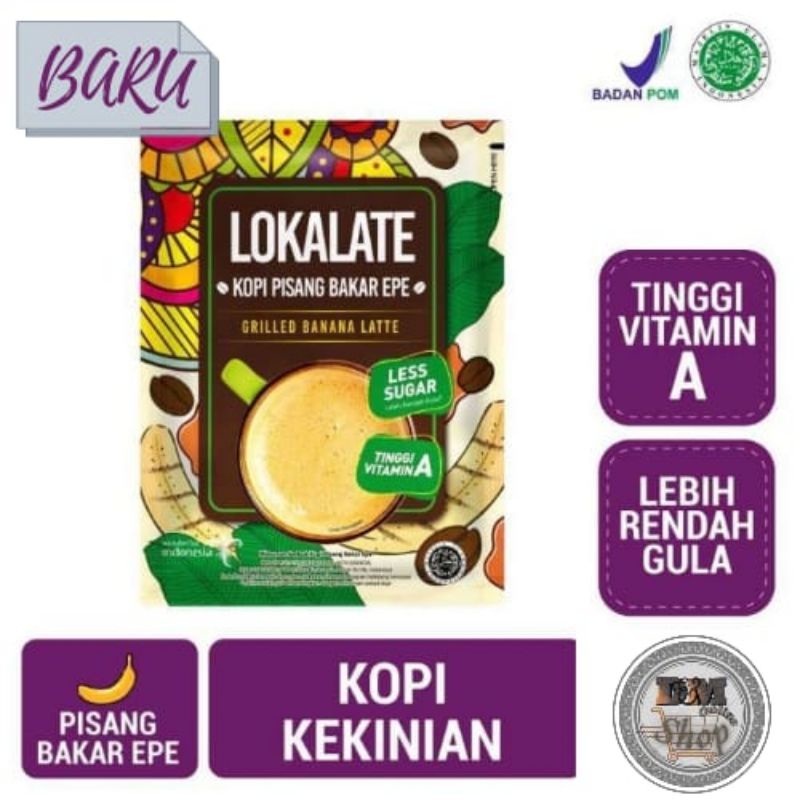 Jual Lokalate Kopi Sachet Kopi Kekinian Sobat Melek 1Sachet