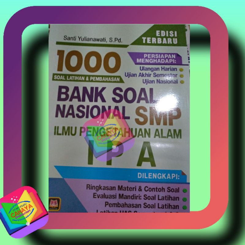 Jual Buku Soal Ipa 1000 Bank Soal Ipa Smp Pustaka Setia K13 Revisi ...