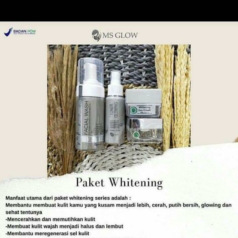 Jual Paket Wajah Ms Glow Whitening Ms Glow Whitening Series Shopee