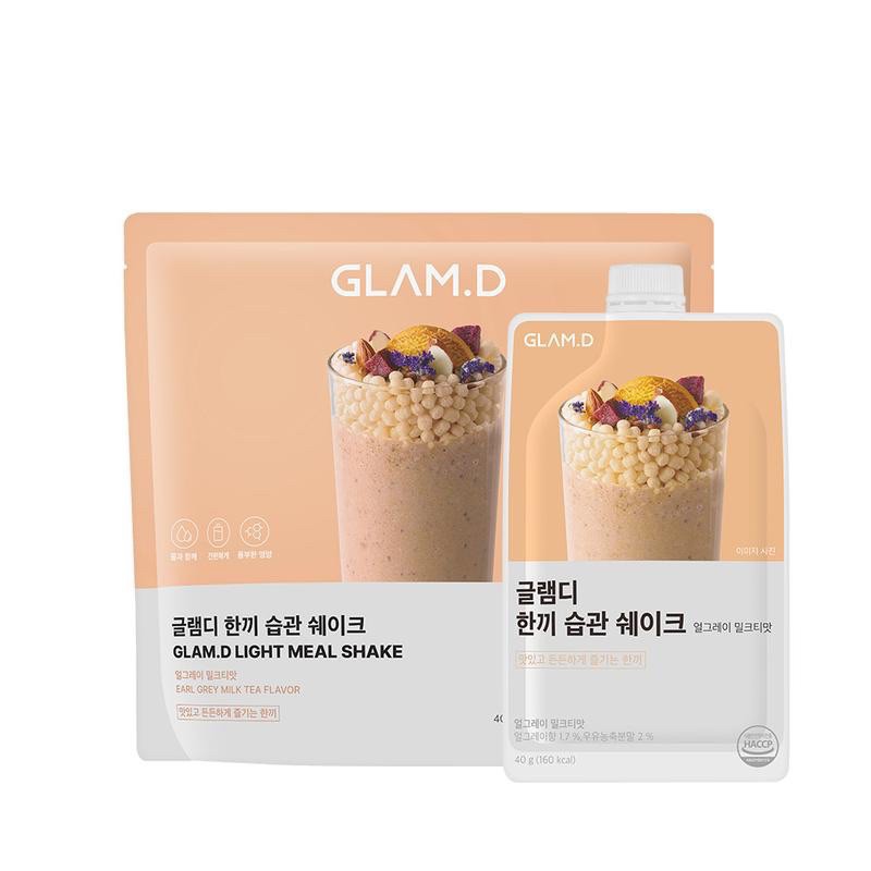 Jual GLAM D MEAL SHAKE (INJEOLMI,CHOCO,MATCHA & EARL GREY MILK TEA ...