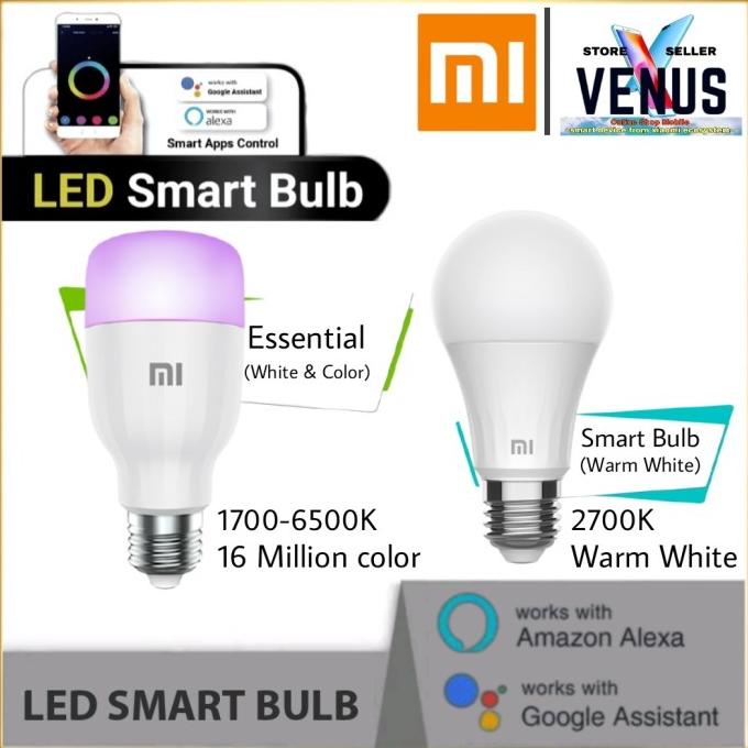 Jual Xiaomi Mi Smart LED Bulb Essential Baru Lampu Smart White Color ...