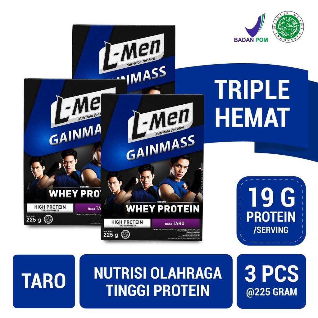 Jual L Men Gainmass Whey Protein Suplemen 3 X 225gr Shopee Indonesia