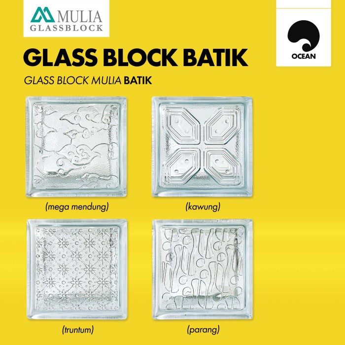 Jual Glass Block Dinding Mulia Glass Blok Kaca Rumah Batik Shopee Indonesia 9437