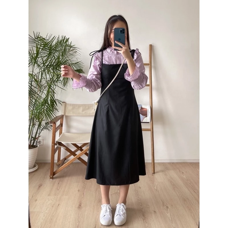  Solji Pinafore Dress