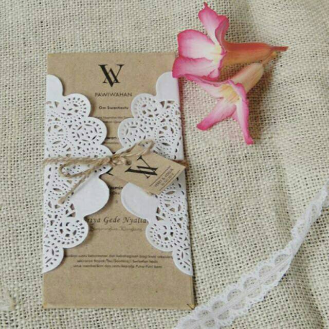 Jual Undangan rustic vintage murah unik | Shopee Indonesia