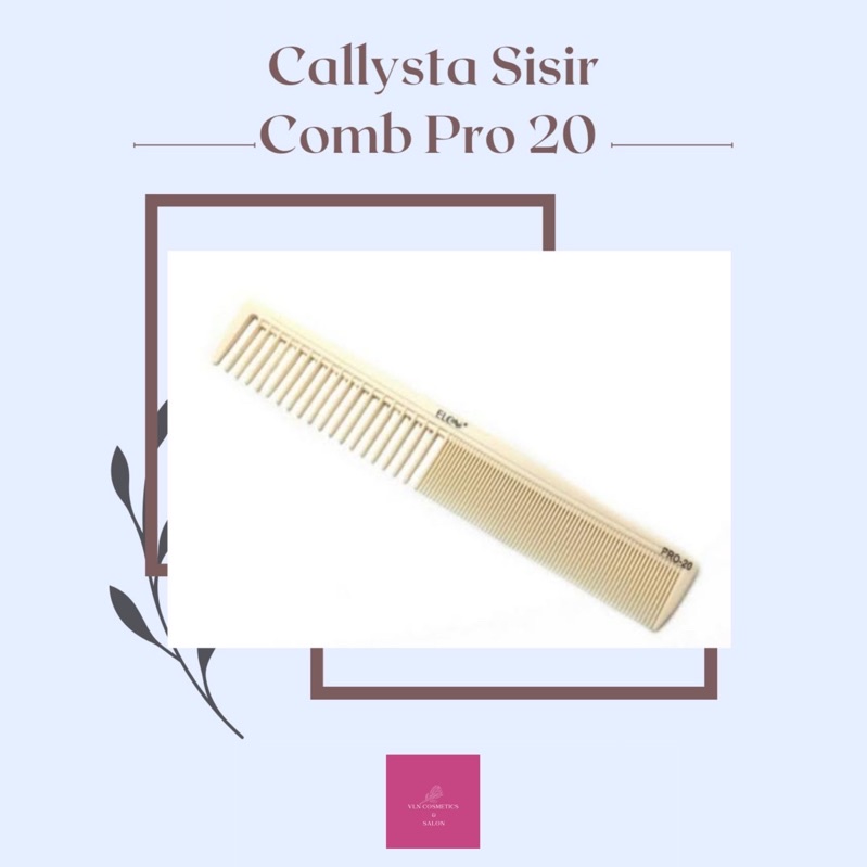 Jual Callysta Sisir Comb Pro 20 Sisir Wahl Sisir Barber Shopee Indonesia 