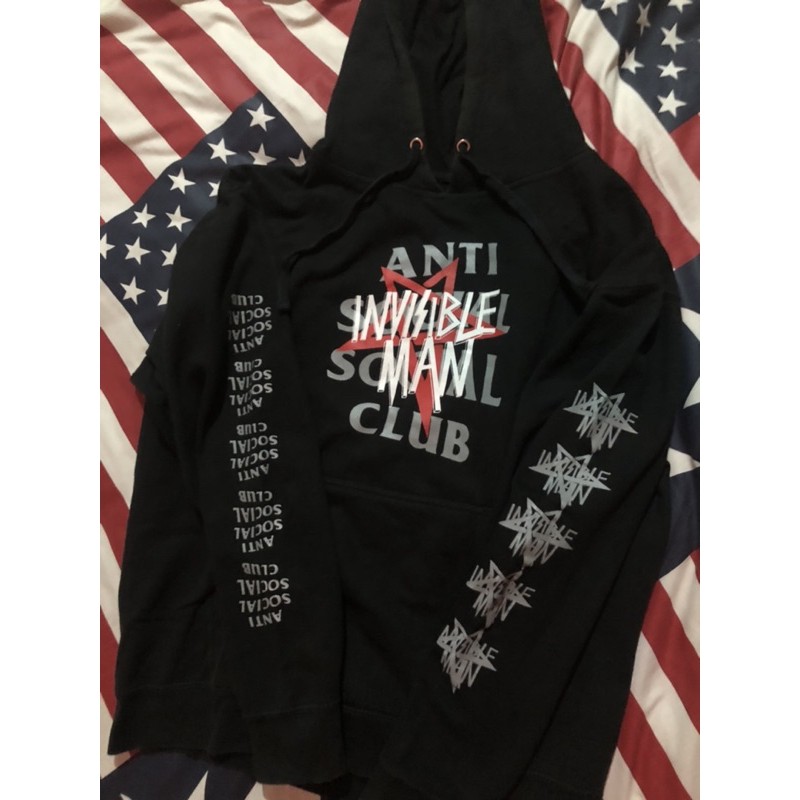 Jual Anti Social Social Club x Invisible Man Hoodie | Shopee Indonesia