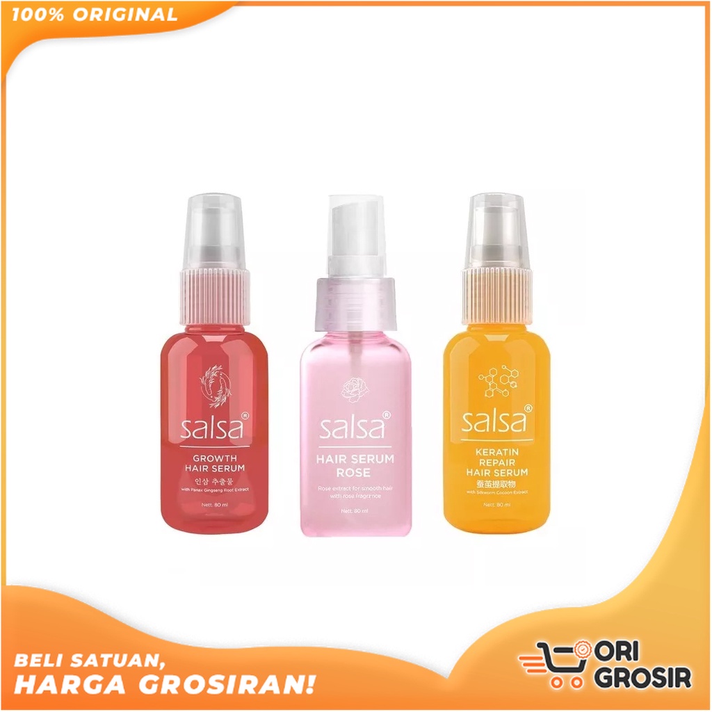 Jual ORI Grosir SALSA Hair Serum - Perawatan Rambut Keratin & Growth ...