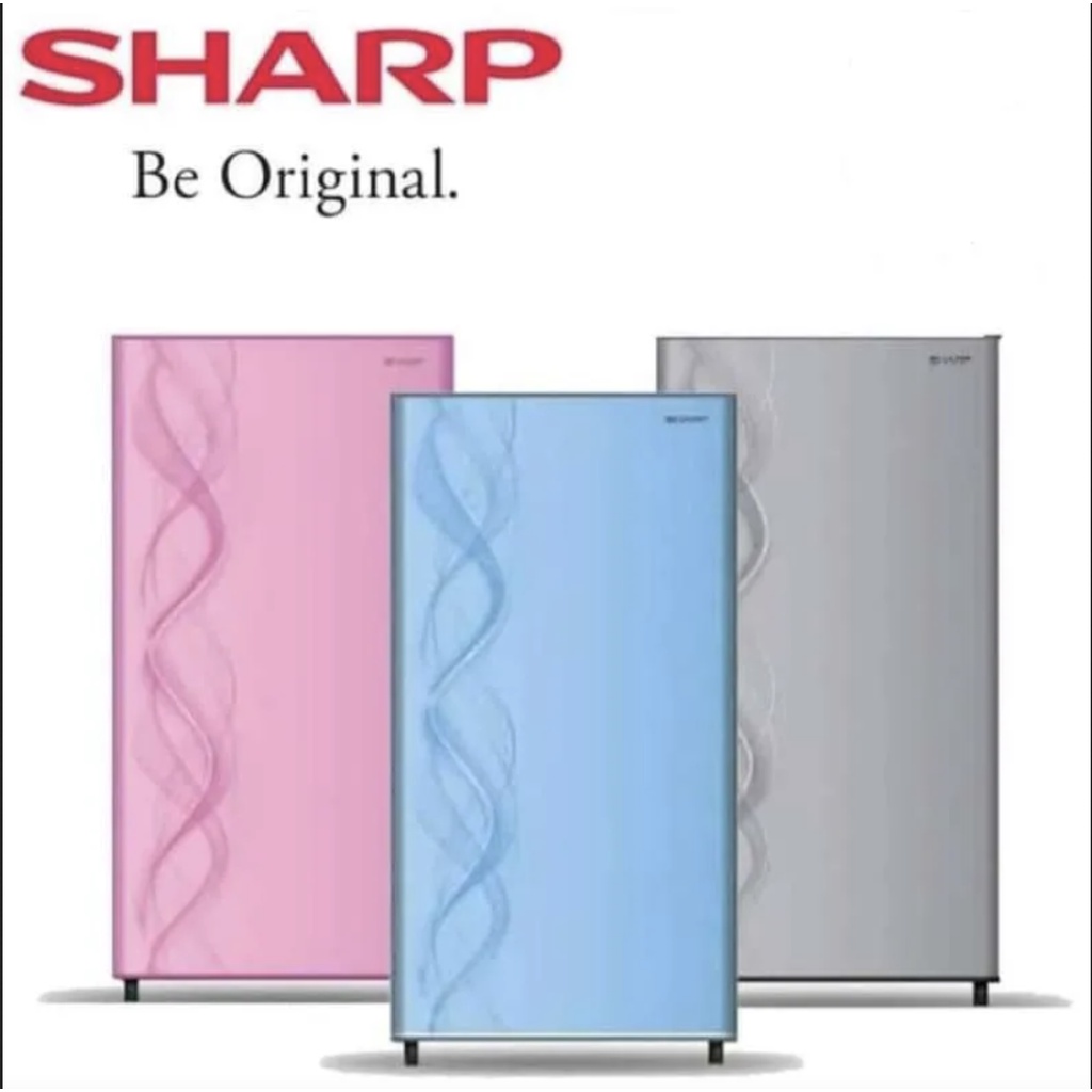 Jual KULKAS SHARP 1 PINTU SJ N162D AURORA UKURAN KECIL PINK / BIRU ...