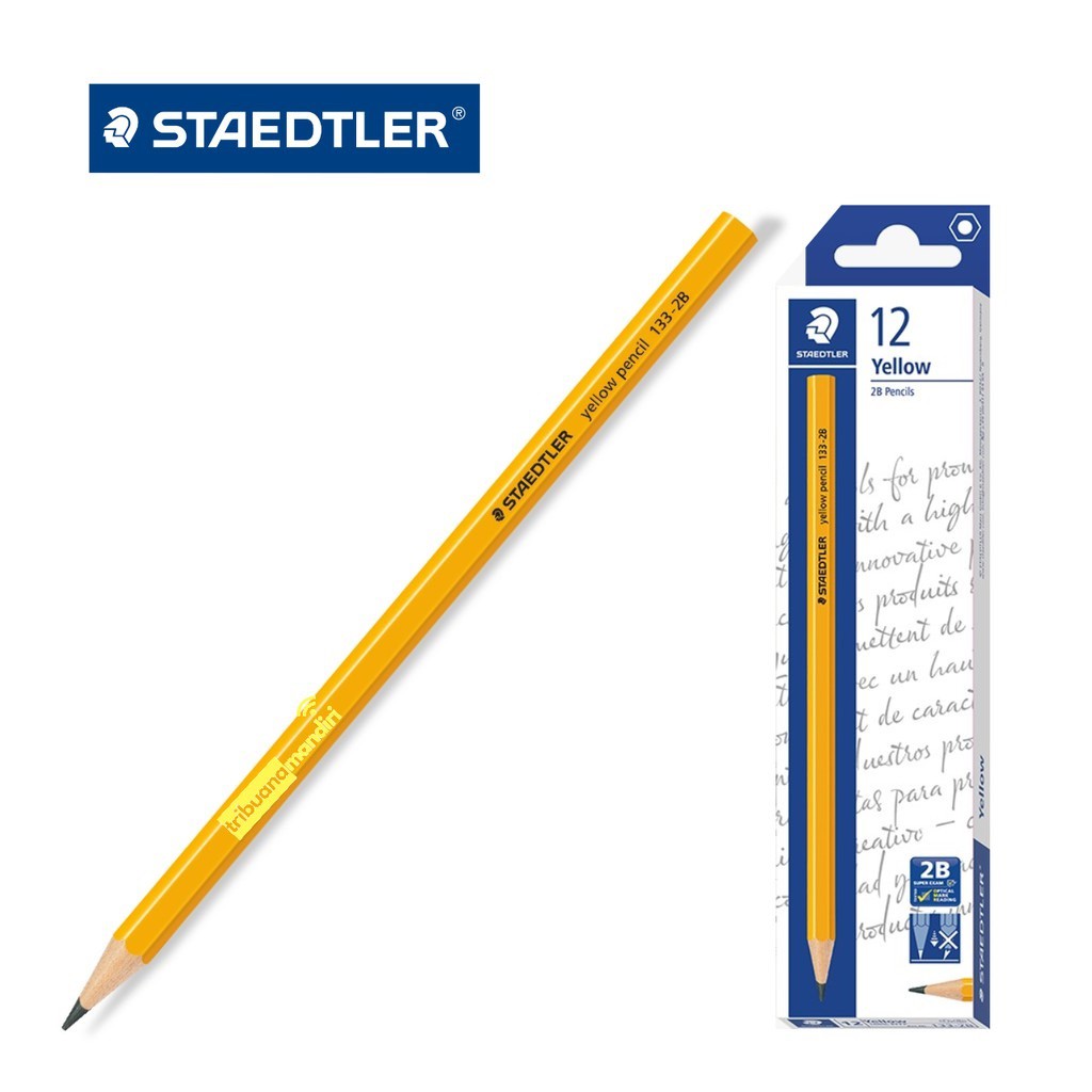 Jual PENSIL 2B STAEDLER (YELLOW) | Shopee Indonesia