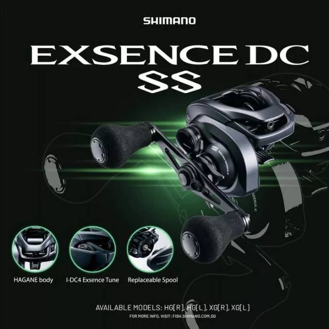 Jual Reel Bait Casting Shimano EXSENCE DC SS HG Left Handle