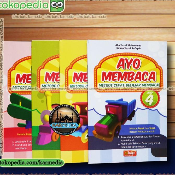 Jual [1 Set 4 Buku] Ayo Membaca Metode Cepat Belajar Membaca - Attuqa ...