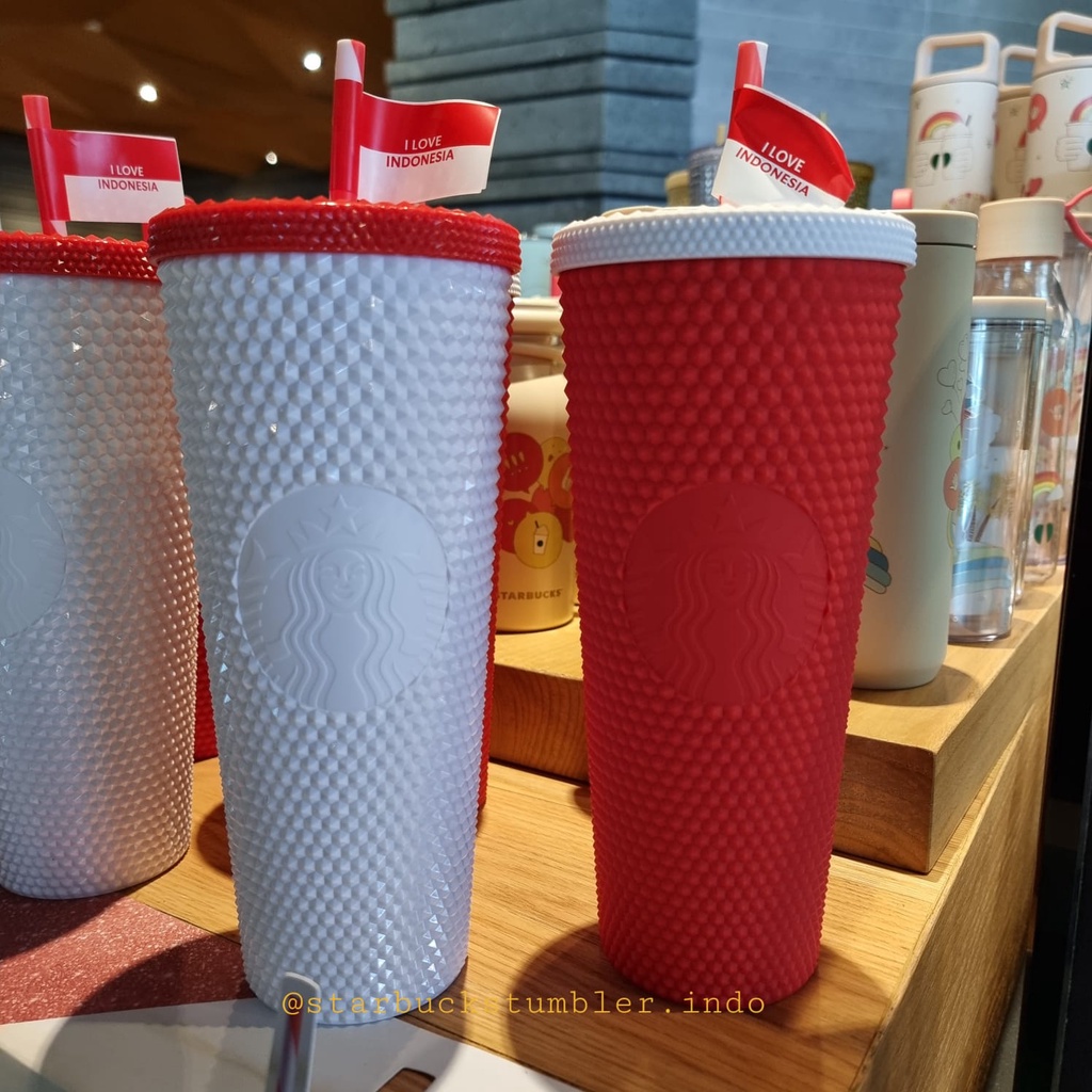Jual Starbucks Studded Indonesia Kemerdekaan Independence Day Merah