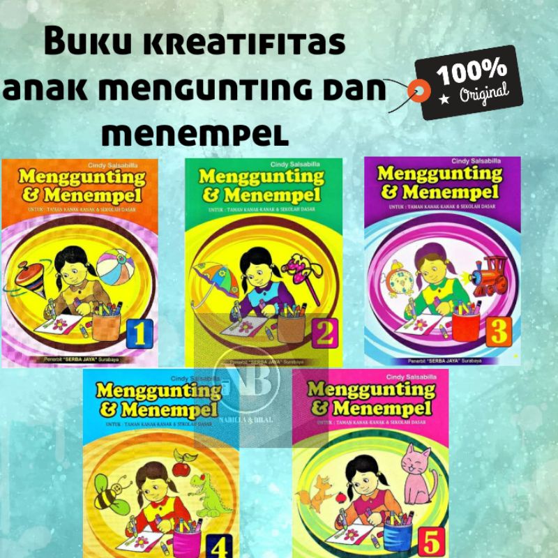 Jual BUKU MENGUNTING DAN MENEMPEL ANAK ANAK SERBA JAYA | Shopee Indonesia