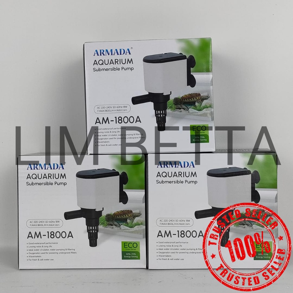 Jual POMPA AQUARIUM ARMADA AM 1800 A POWER HEAD 1800 LOW WATT