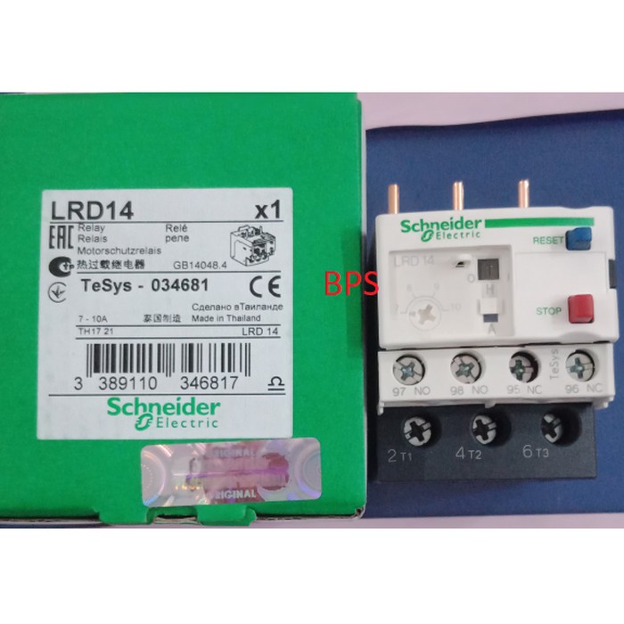 Jual Thermal Overload Relay Lrd Lrd Lrd Schneider Shopee