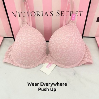 Victoria & # 39; Rahasia Pink Push Up Bra, Wear Indonesia