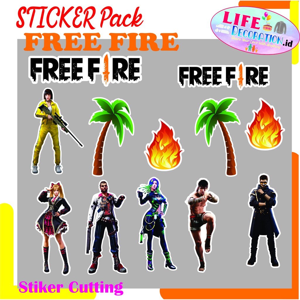 Jual STIKER FREE FIRE / STICKER PACK | Shopee Indonesia