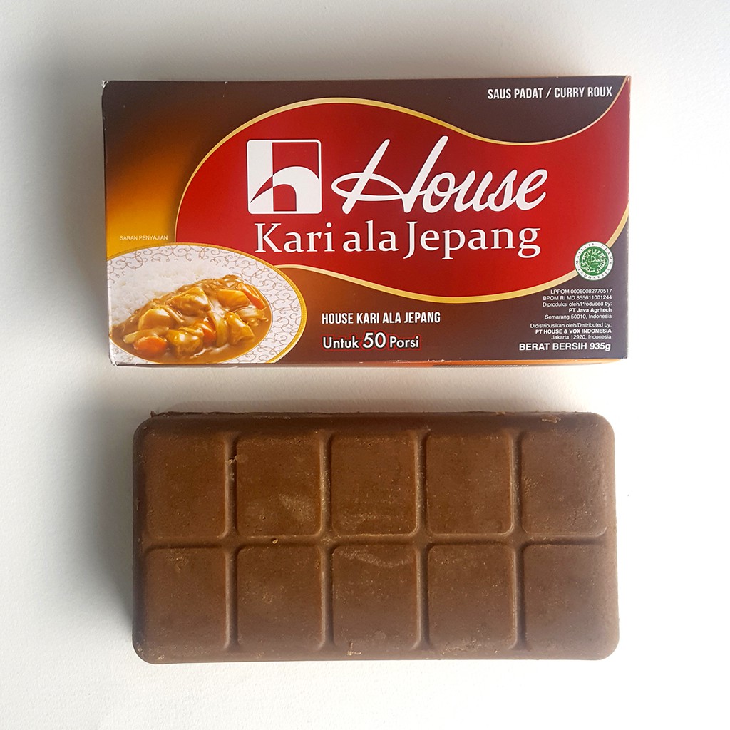 Jual HOUSE Kari ala Jepang 935 gram / Saus Padat Curry Roux / untuk 50