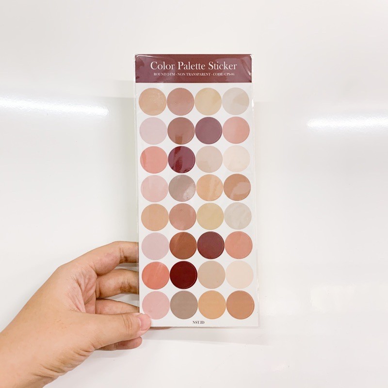 Jual Stiker Bulat Dot Palette Warna Pantone Ukuran 2cm Bujo | Shopee ...