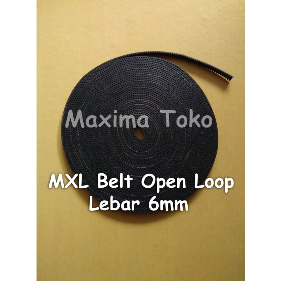 Jual MXL Timing Belt Open Loop RUBBER Lebar 6mm PER METER MXL Belt ...