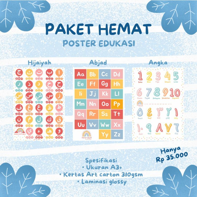 Jual Poster Edukasi Anak (paket Hemat) | Shopee Indonesia