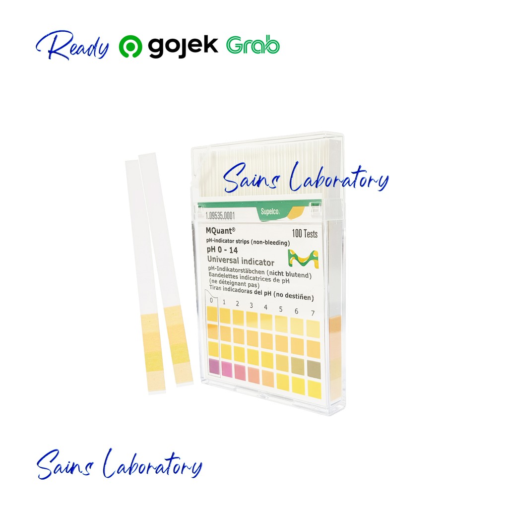 Jual Indikator Universal Merck Kertas pH 014 Indicator Universal Paper Strips Milipore MQuant