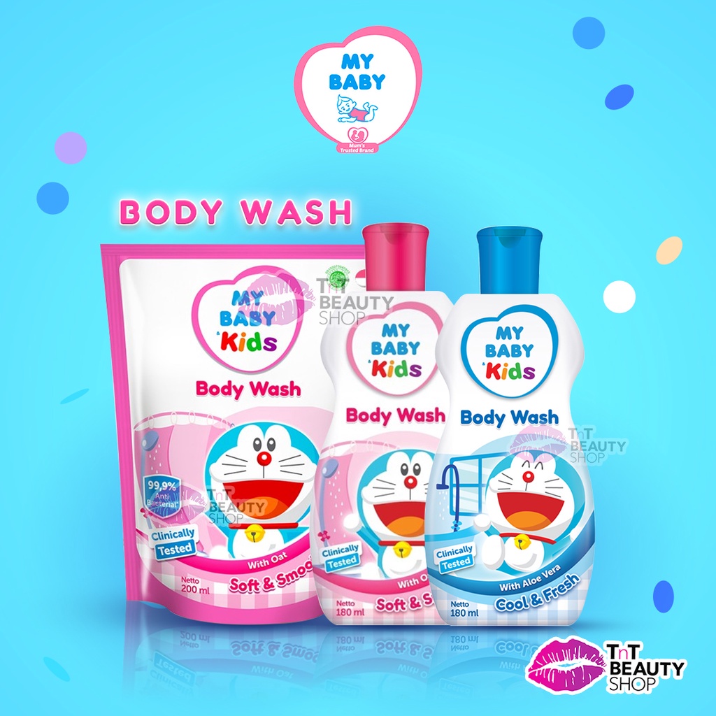 Jual MY BABY Kids Body Wash Doraemon 180ml - 200ml - Sabun Mandi Cair ...