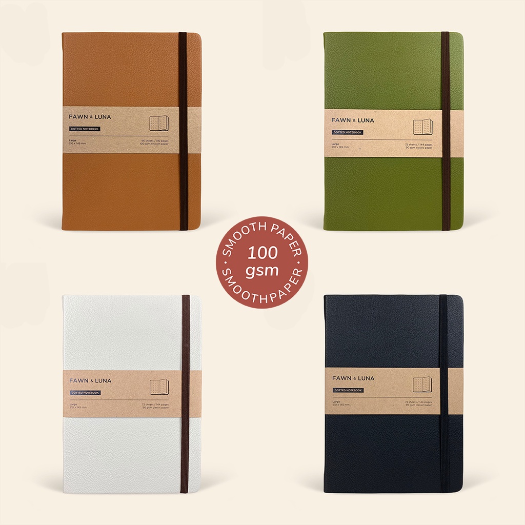 Jual Fawn & Luna - Notebook A5 Smooth Paper 100 gsm - Pebble Collection ...