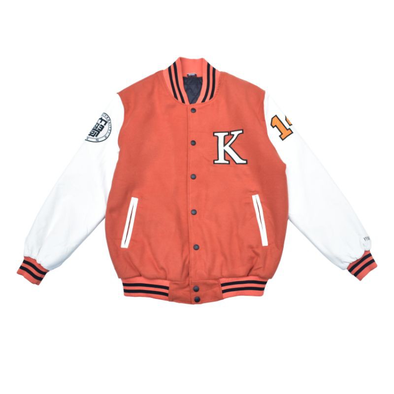 Jaket varsity kulit clearance