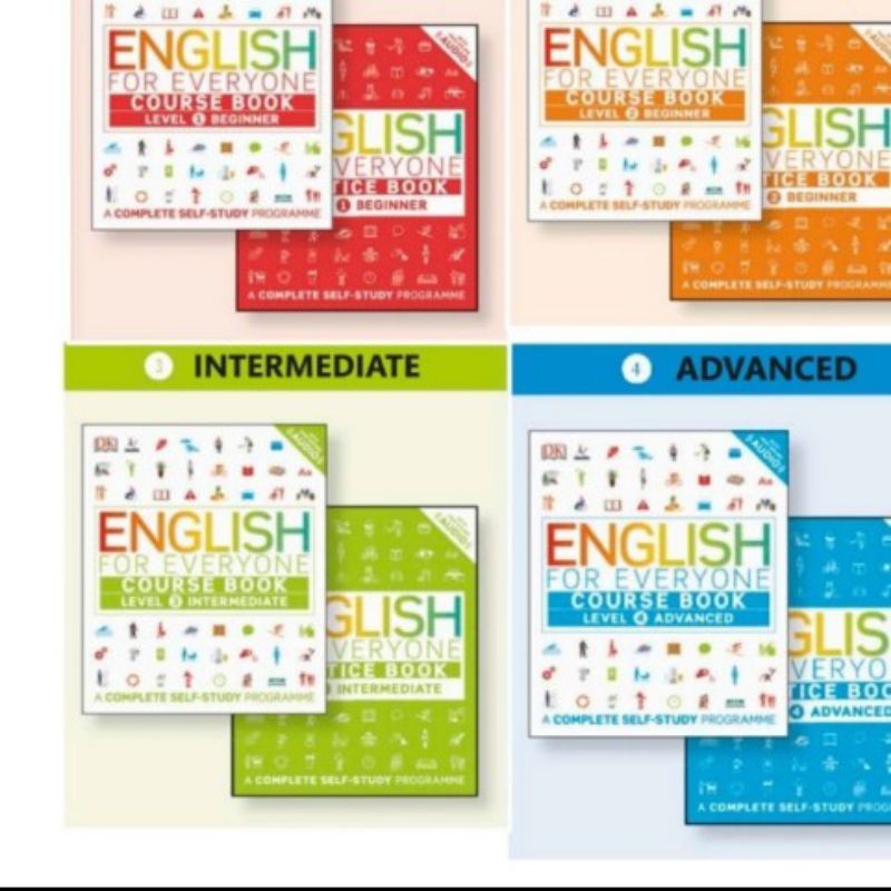 Jual English For Everyone Level 1234 Beginner Course Book