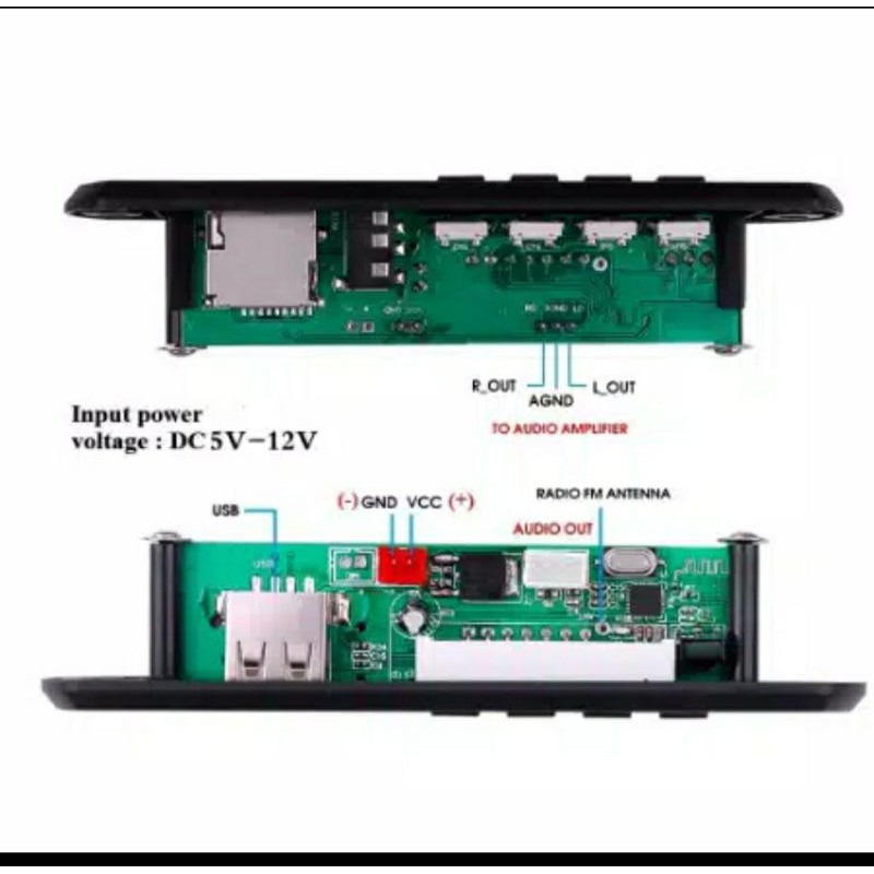 Jual Kit Modul MP3 Player Bluetooth USB Radio MMC Shopee Indonesia