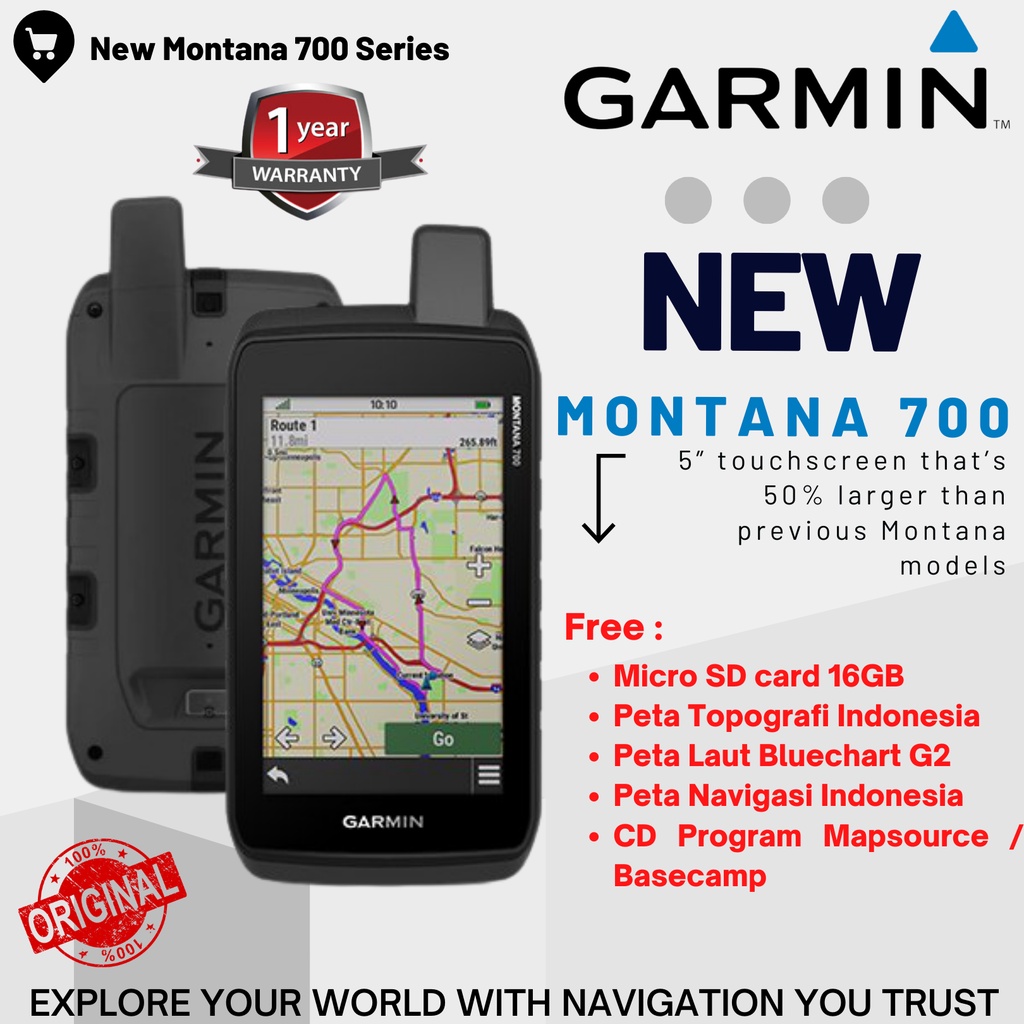 12mm Hexagon Hole Motorcycle Mount for Garmin Montana 700 Series fits Honda Blackbird & Kawasaki Motorcycles (sku 57311)