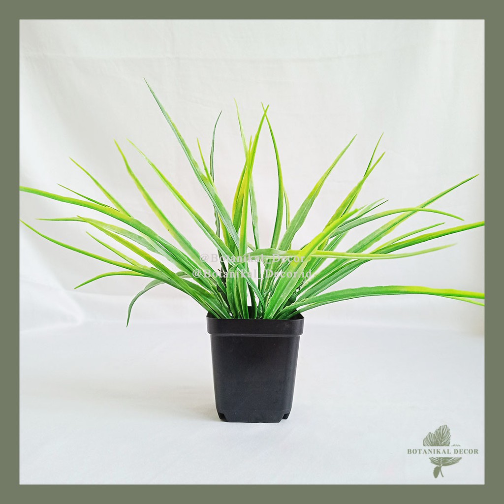 Jual Artificial Flower Spring Grass Pot Tanaman Vas Rumput Daun Palsu Plastik Buatan Dekor Rumah