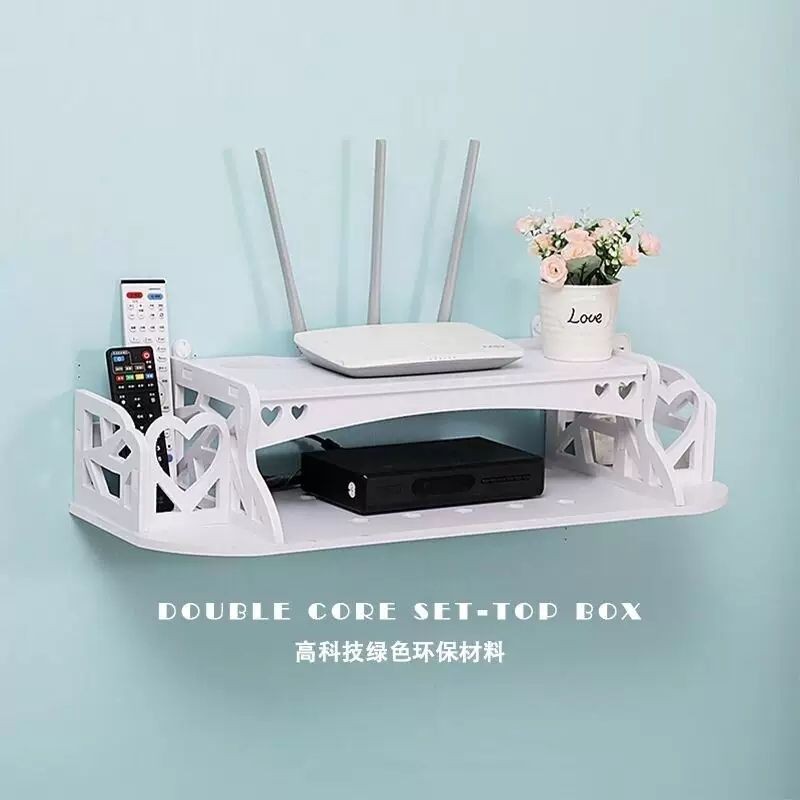 Jual rak dinding ambalan tempat wifi stb router minimalis | Shopee ...