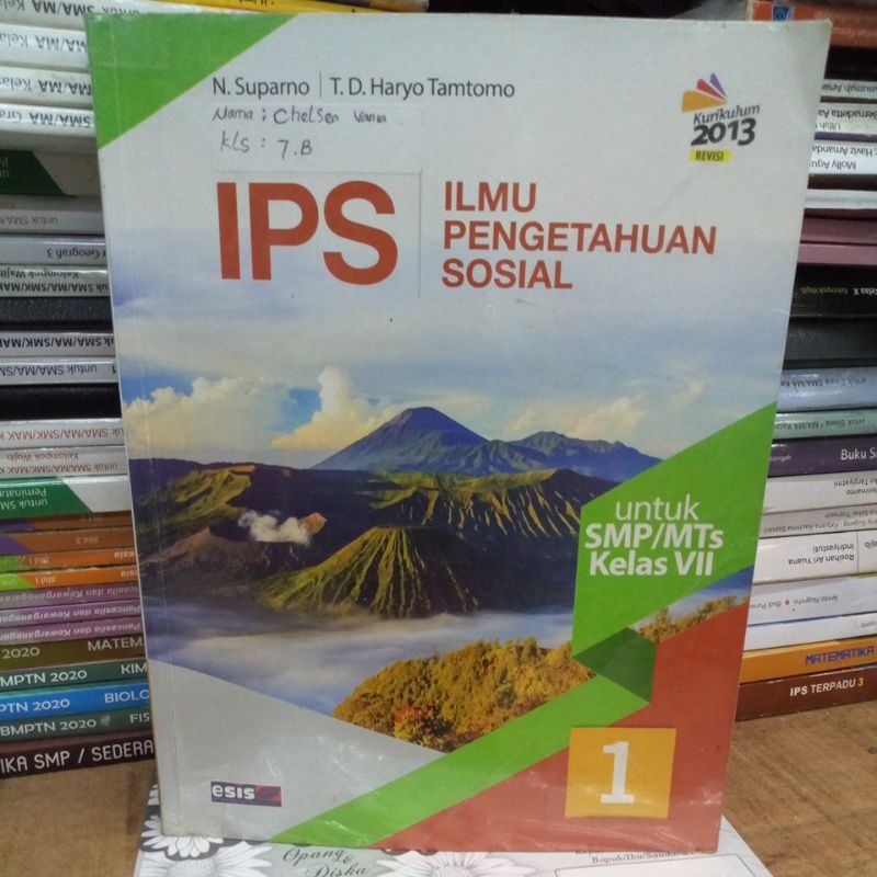 Jual BUKU IPS ILMU PENGETAHUAN SOSIAL UNTUK SMP/MTS KELAS 7 N. SUPARNO ...