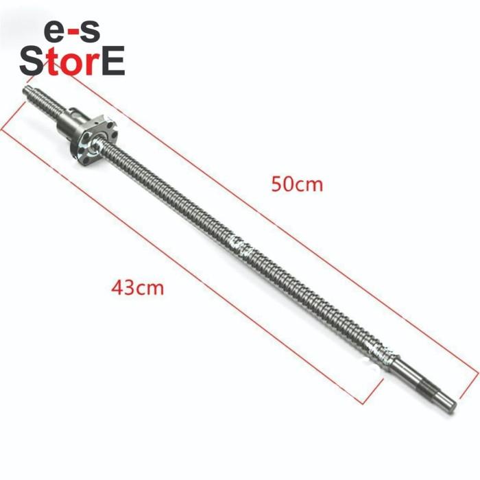 Ball Screw SFU1605 RM1605 16mm Length 19.69 Inch / 500mm With - View #11