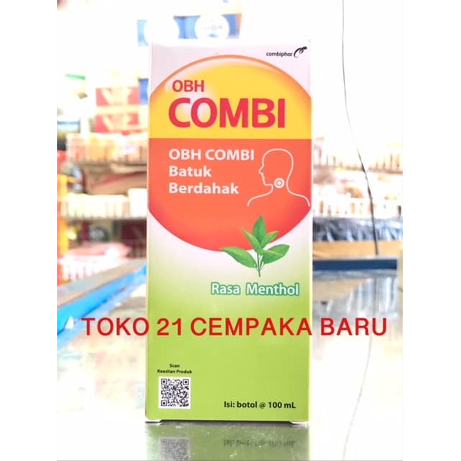 Jual OBH COMBI BATUK BERDAHAK MENTHOL BOTOL 100 Ml | Sirup Obat Batuk ...