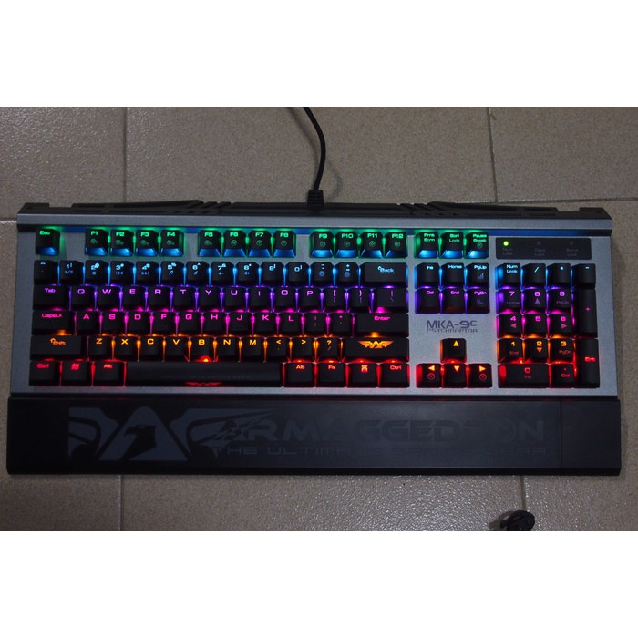 Jual ARMAGGEDDON Gaming Keyboard MKA-9C mechanical (BB) | Shopee Indonesia