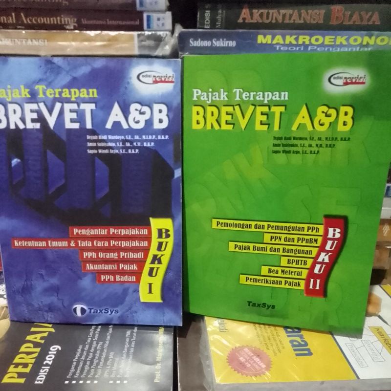 Jual Pajak Terapan BREVET A&B Buku 1 Dan 2 ( 1 Set ) | Shopee Indonesia