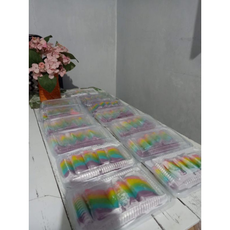 Jual Es Gabus Pelangi isi 5 Enak Homemade Ice Jadul 90an Es Roti Kue ...