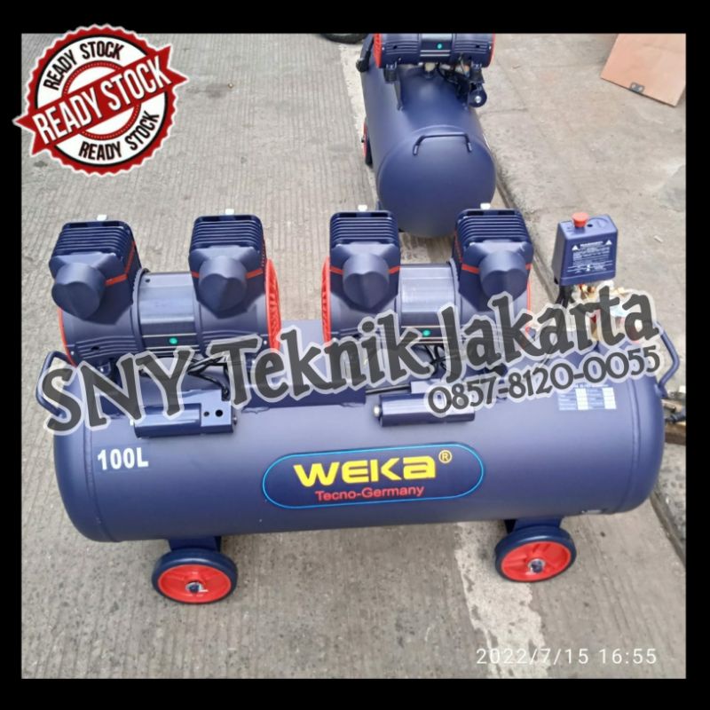 Jual KOMPRESOR ANGIN LISTRIK Tanpa Oli 5 Hp 100 LITER - AIR COMPRESSOR ...