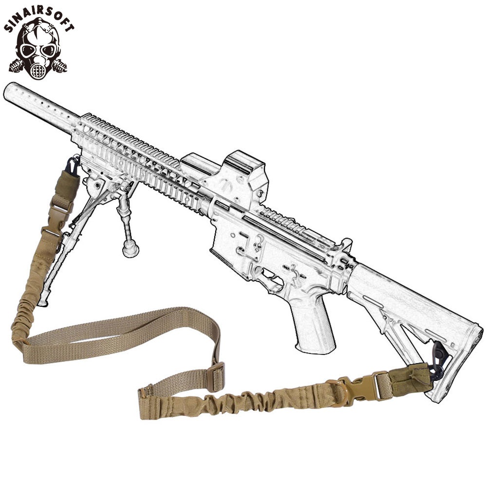 Jual PREORDER SINAIRSOFT Military Tactical Two 2 Point Sling Adjustable ...
