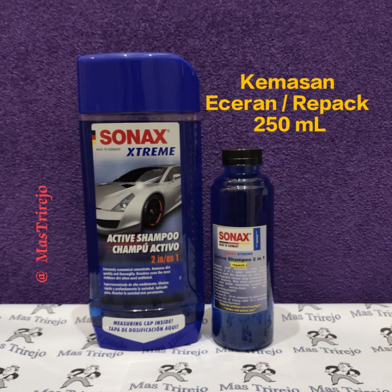 detailmate Sonax Xtreme Ceramic - Set di lavaggio Sonax Xtreme Ceramic Active Shampoo 500 ml, shampoo per auto + guanto in ciniglia detailmate