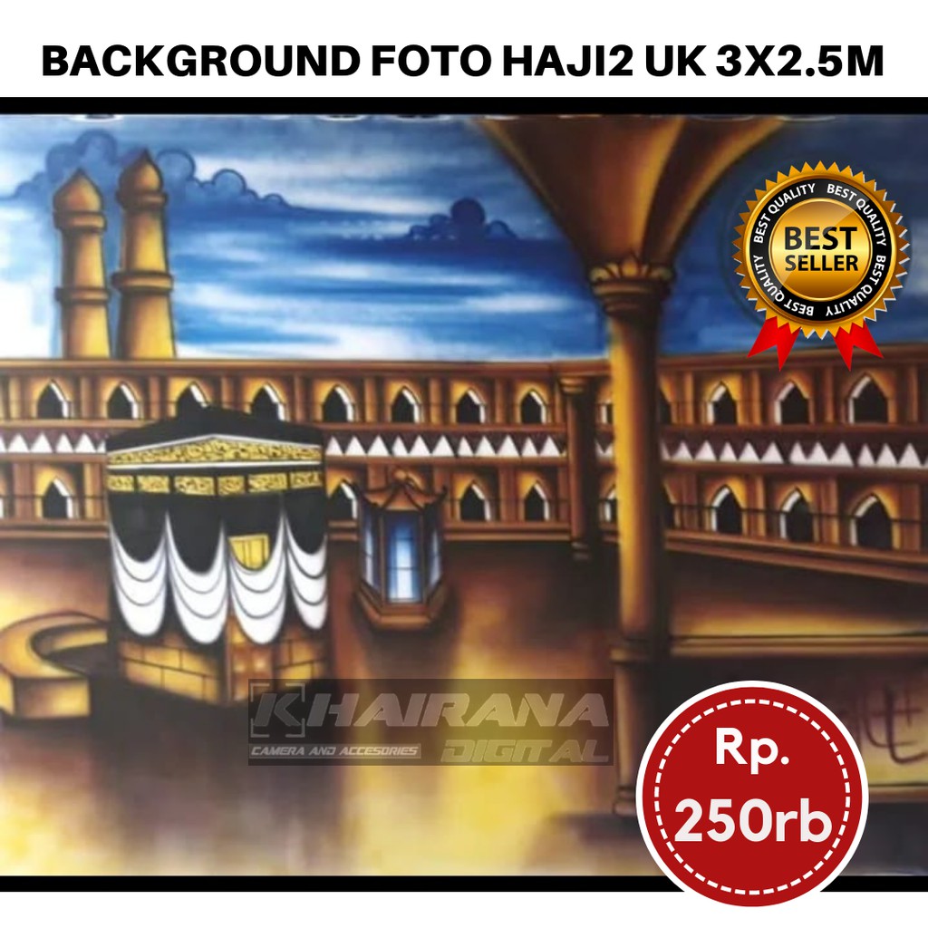 Jual Kain Background Backdrop latar layar alas Studio Foto Manasik Haji ...
