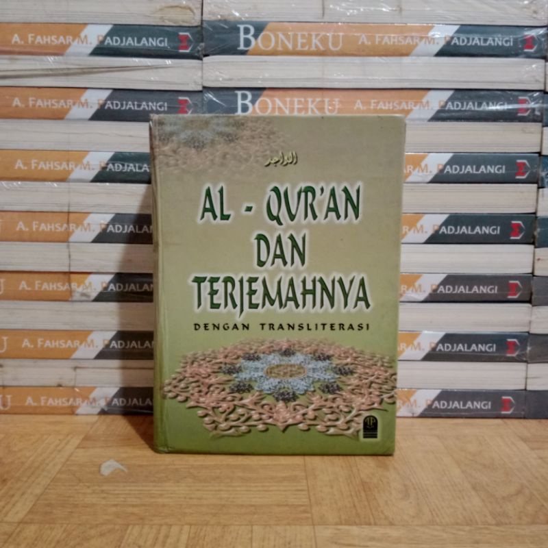 Jual BUKU ORIGINAL - AL QUR'AN DAN TERJEMAHNYA DENGAN TRANSLITERASI ...